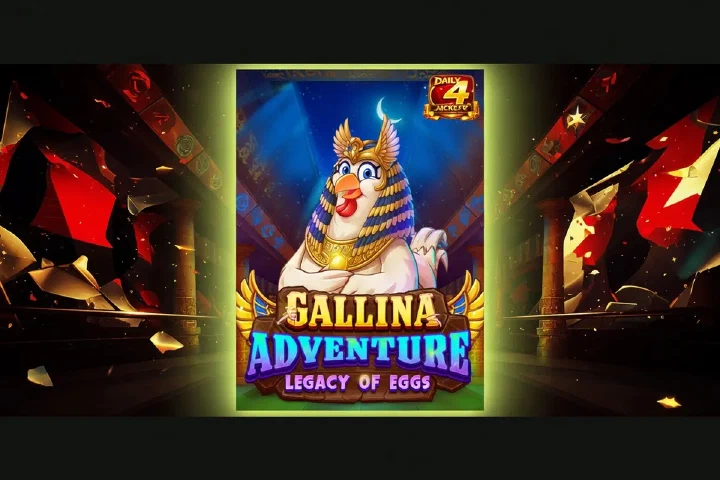 Portada de la slot «Gallina adventure - Legacy of Eggs»