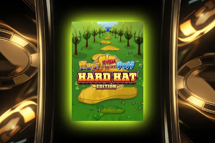 Portada de la slot «Huff N Even More Puff: Hard Hat Edition»