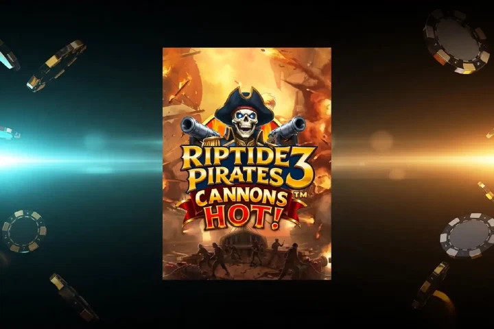 Portada de la slot «Riptide Pirates 3 Cannons Hot»